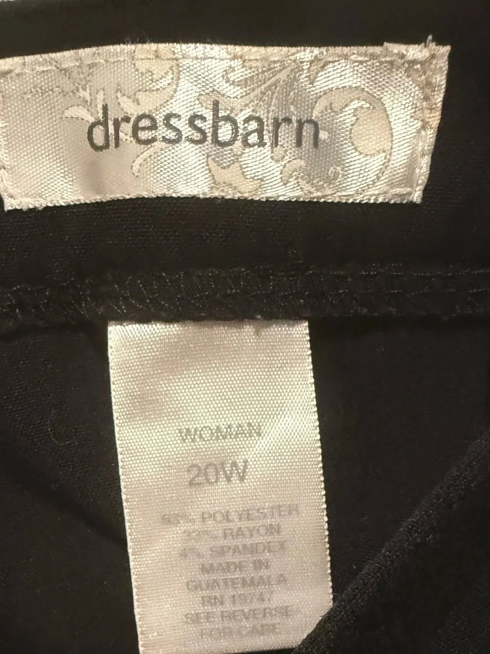 dressbarn classic black